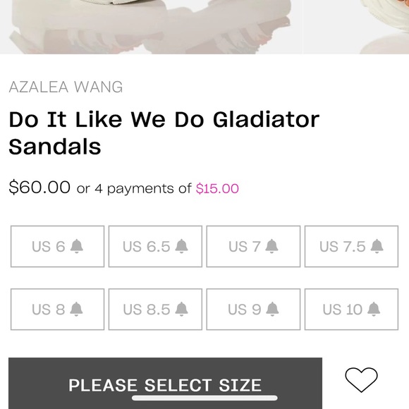 DollsKill azalea wang chain platform sandal! Size 6! Worn once! - Picture 5 of 11